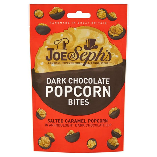 Joe & Seph's Dark Chocolate Popcorn Bites 63g Botiga