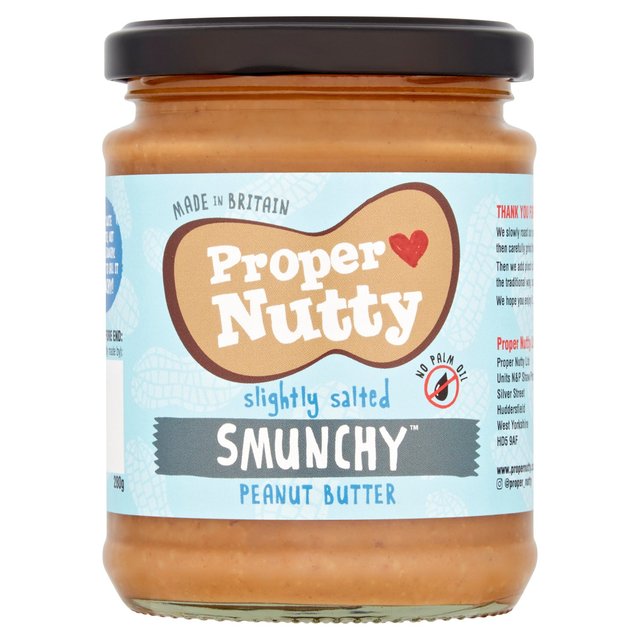Proper Nutty Slightly Salted Peanut Butter 280g Botiga