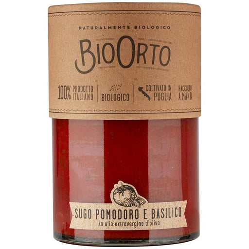 Bio Orto Organic Tomato & Basil Pasta Sauce 350g Botiga