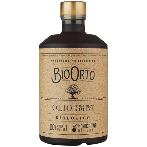 Bio Orto Organic Extra Virgin Olive Oil Monocultivar Ogliarola 500ml Botiga