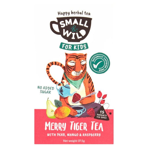 Small & Wild Merry Tiger Kids Tea 15 per pack Botiga