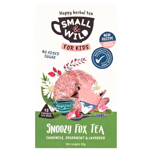Small & Wild Snoozy Fox Kids Tea 15 per pack Botiga