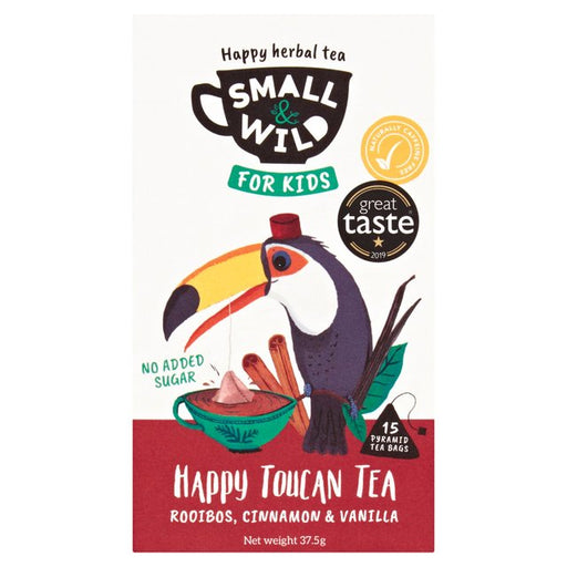 Small & Wild Happy Toucan Kids Tea 15 per pack Botiga