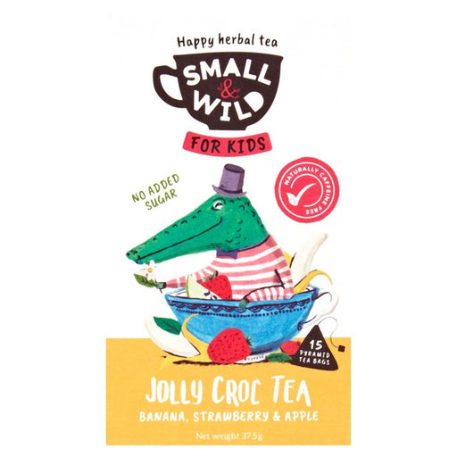 Small & Wild Jolly Croc Kids Tea 15 per pack Botiga