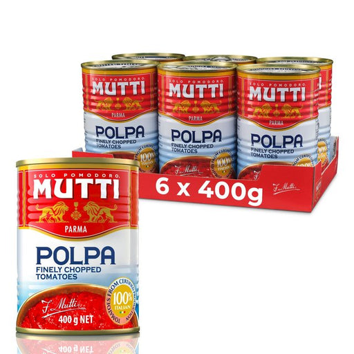 Mutti - Finely Chopped Tomatoes 6 x 400g Botiga