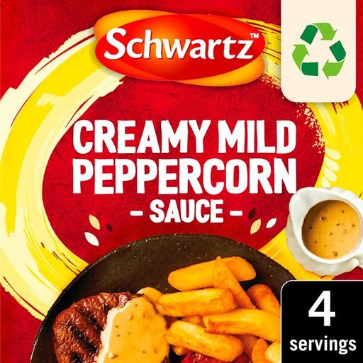 Schwartz Mild Peppercorn Sauce Mix 25g Botiga
