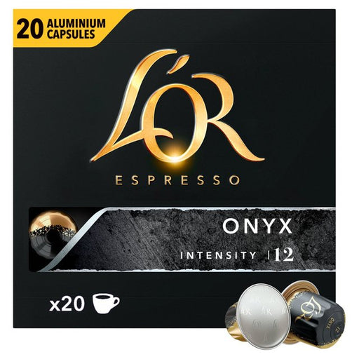 L'OR Onyx Coffee Pods x20 Intensity 12 20 per pack Botiga