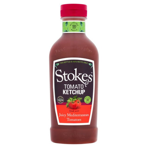 Stokes Real Tomato Ketchup Squeezy 485g Botiga