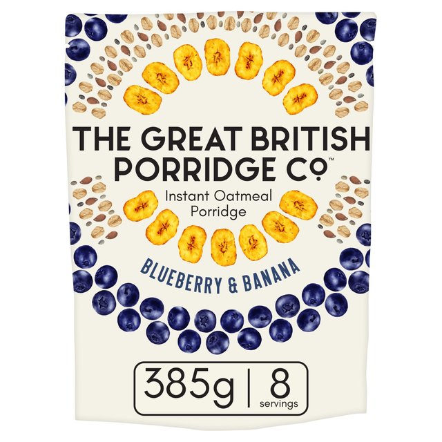 The Great British Porridge Co Blueberry & Banana Instant Porridge 385g Botiga