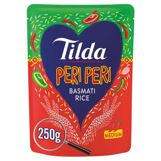 Tilda Microwave Peri Peri Basmati Rice 250g Botiga