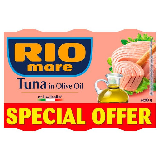 Rio Mare Tuna in Olive Oil 6 x 80g Botiga