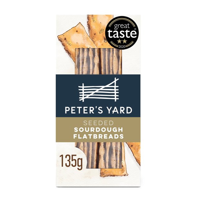 Peter's Yard Seeded Sourdough Flatbreads 135g Botiga