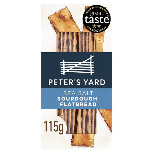 Peter's Yard Sea Salt Sourdough Flatbreads 115g Botiga