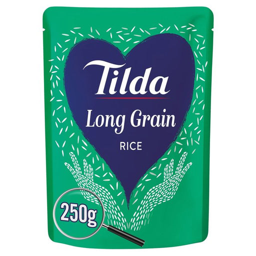 Tilda Microwave Long Grain Rice 250g Botiga