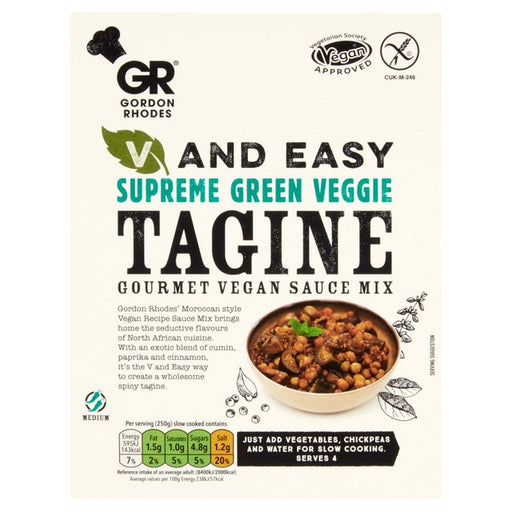 Gordon Rhodes V & Easy Supreme Green Veggie Tagine 75g Botiga