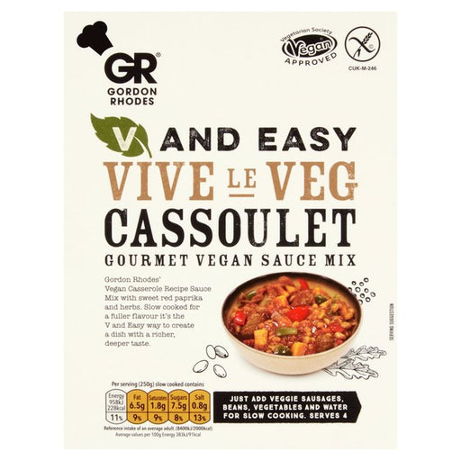 Gordon Rhodes V & Easy Vive Le Veg Cassoulet 75g Botiga