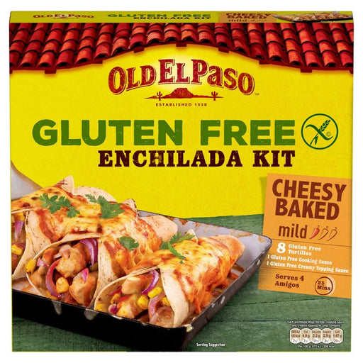 Old El Paso Mexican Gluten Free Cheesy Baked Enchilada Kit 518g Botiga