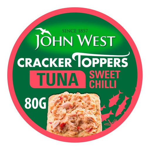 John West Cracker Toppers Tuna Sweet Chilli 80g Botiga