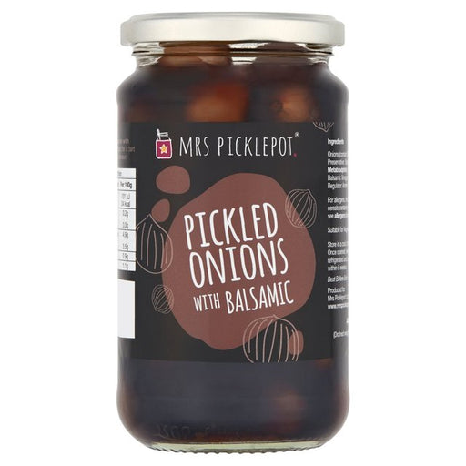 Mrs Picklepot Pickled Onions with Balsamic 440g Botiga