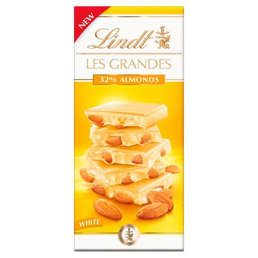 Lindt Les Grandes Almond & White Chocolate Bar 150g Botiga