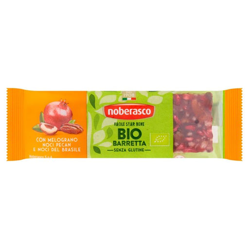 Noberasco Organic Fruitbar with Nuts & Pomegranade 30g Botiga