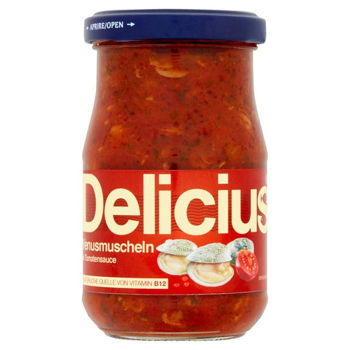 Delicius Shelled Clams with Tomato Sauce 195g Botiga