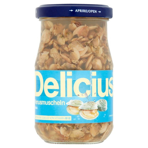 Delicius Shelled Clams in Brine 195g Botiga