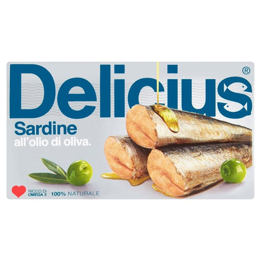 Delicius Sardines in Olive Oil 120g Botiga
