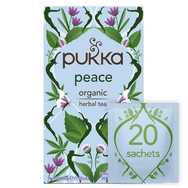 Pukka Tea Peace Herbal Tea Bags 20 per pack Botiga