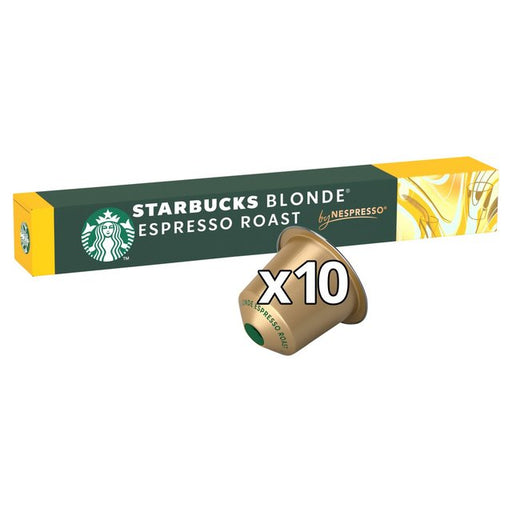 STARBUCKS by NESPRESSO Blonde Espresso Roast Coffee Pods 10 per pack Botiga