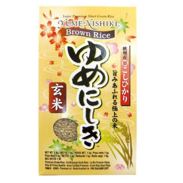 Yumenishiki Brown Rice 1kg Botiga
