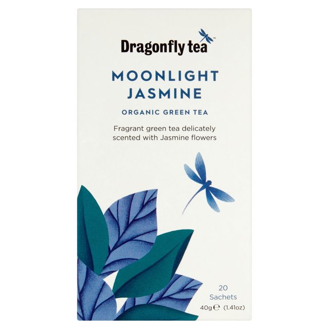 Dragonfly Moonlight Jasmine Green Tea Bags 20 per pack Botiga