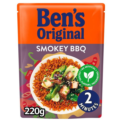 Ben's Original Smokey BBQ Microwave Rice 220g Botiga