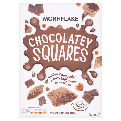 Mornflake Chocolatey Squares 375g Botiga