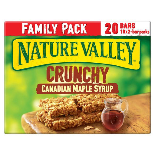 Nature Valley Crunchy Maple Syrup Cereal Bars Family Size 10 x 42g Botiga