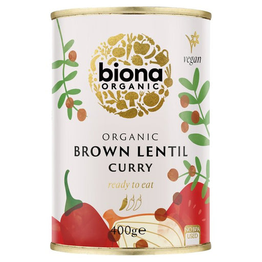 Biona Organic Brown Lentil Curry 400g Botiga