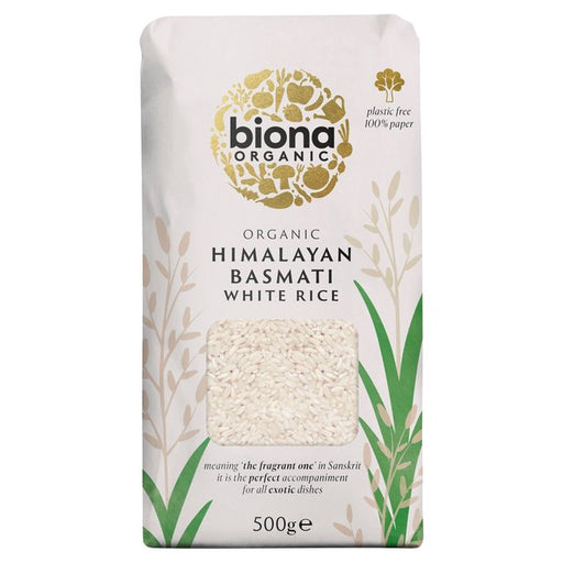 Biona Organic White Basmati Rice 500g Botiga