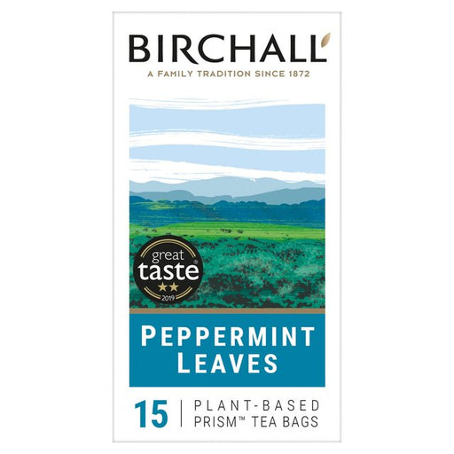 Birchall Peppermint Leaves Tea Bags 15 per pack Botiga