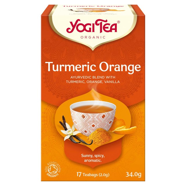 Yogi Tea Organic Turmeric Orange 17 per pack Botiga