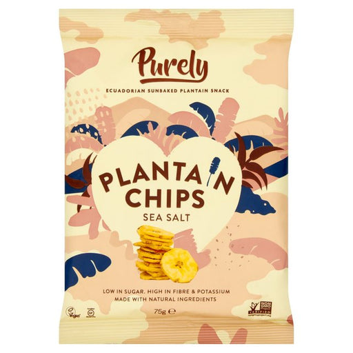 Purely Plantain Chips Naturally Salted 75g Botiga