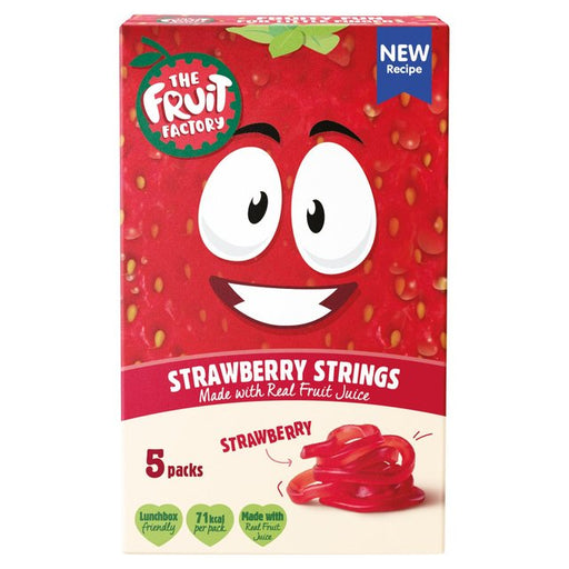 The Fruit Factory Strawberry Fruit Strings 100g Botiga