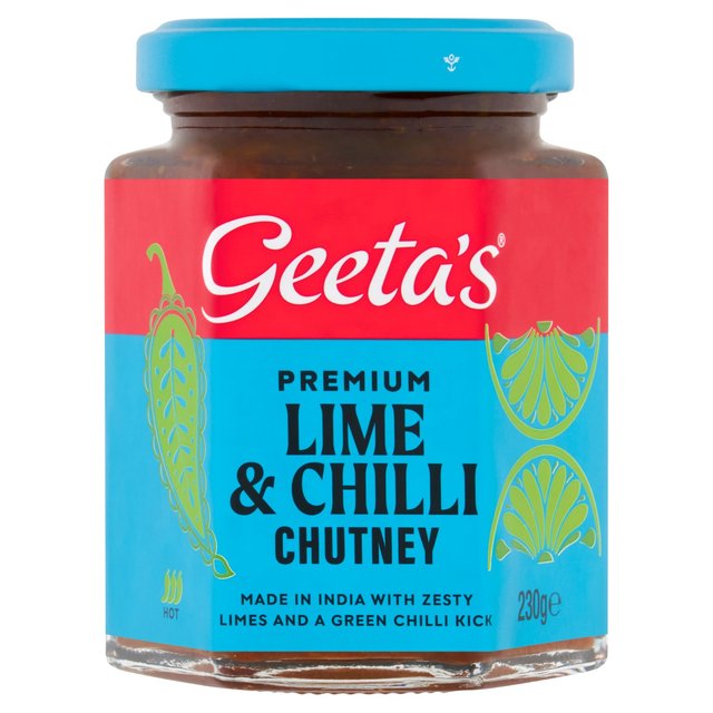 Geeta's Lime & Chilli Chutney 230g Botiga