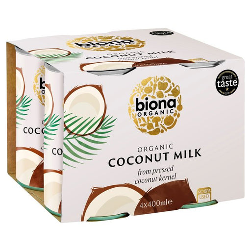 Biona Organic Coconut Milk 4 x 400ml Botiga