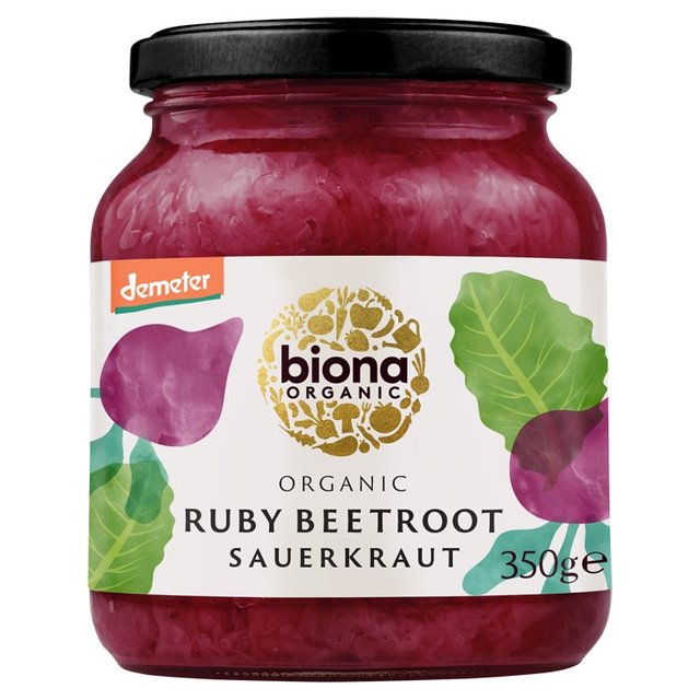 Biona Organic Ruby Beetroot Sauerkraut 350g Botiga