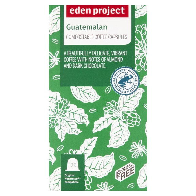 Eden Project Home compostable Nespresso capsules - Guatemala 10 per pack Botiga
