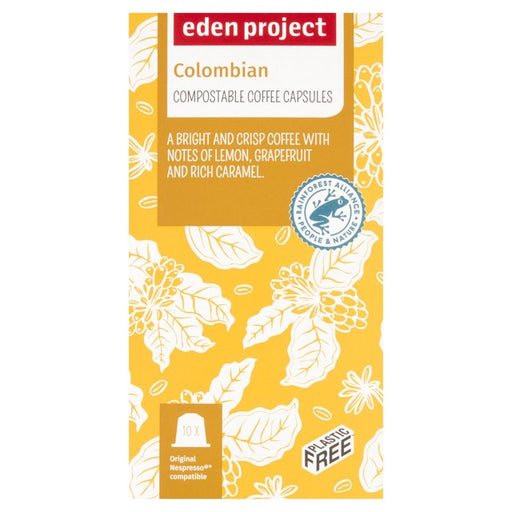 Eden Project Home compostable Nespresso capsules - Colombia 10 per pack Botiga