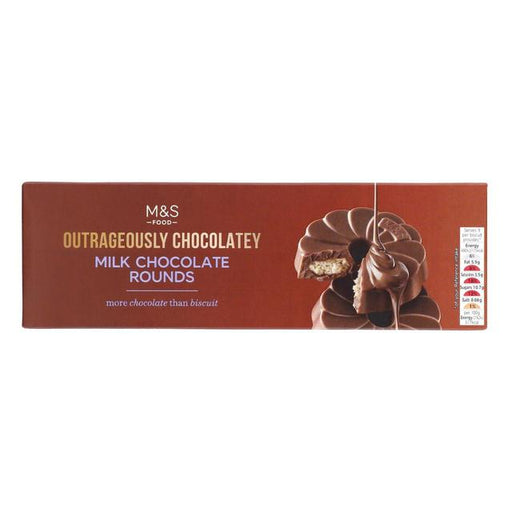 M&S Extremely Chocolatey Milk Chocolate Rounds 200g Botiga