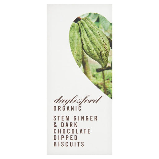 Daylesford Organic Chocolate Dipped Ginger Biscuits 150g Botiga