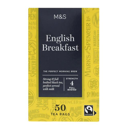 M&S Fairtrade English Breakfast Tea Bags 50 per pack Botiga