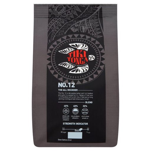 Tiki Tonga Blend No.12 Whole Coffee Beans 227g Botiga
